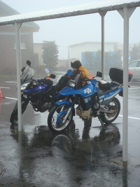 雨の霧降高原大笹牧場